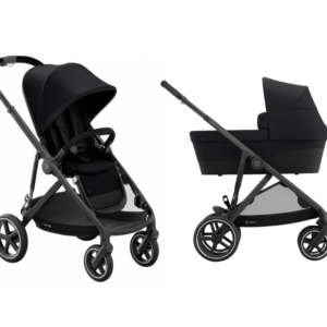 Kinderwagen Cybex Gazelle S Deep Black/Black - Black Frame