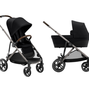 Kinderwagen Cybex Gazelle S Deep Black/Black - Taupe Frame