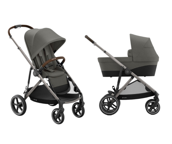 Kinderwagen Cybex Gazelle S Soho Grey / Mid Grey - Taupe Frame