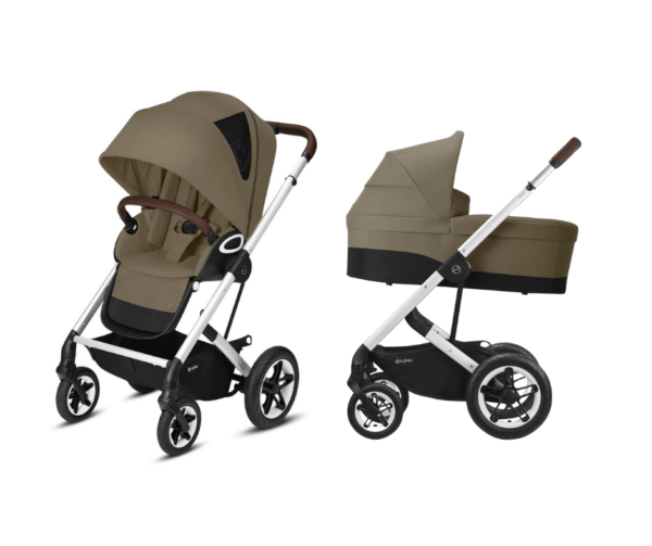 Kinderwagen Cybex Talos S Lux Classic Beige/Mid Beige - Silver Frame