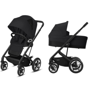 Kinderwagen Cybex Talos S Lux Deep Black/Black - Black Frame