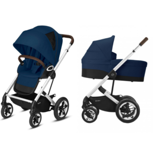 Kinderwagen Cybex Talos S Lux Navy Blue/Navy Blue- Silver Frame