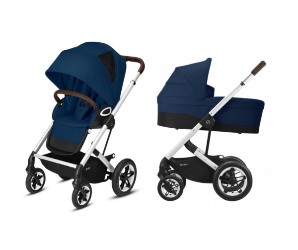 Kinderwagen Cybex Talos S Lux Navy Blue/Navy Blue- Silver Frame