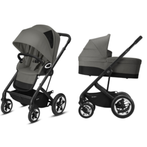 Kinderwagen Cybex Talos S Lux Soho Grey/Mid Grey - Black Frame