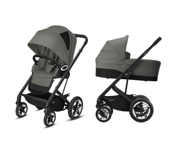 Kinderwagen Cybex Talos S Lux Soho Grey/Mid Grey - Black Frame