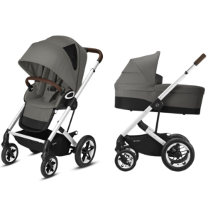 Kinderwagen Cybex Talos S Lux Soho Grey/Mid Grey - Silver Frame