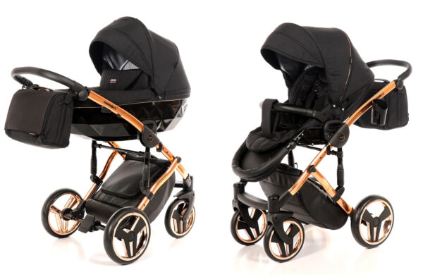 Kinderwagen Junama Individual 03 Black / Copper Frame