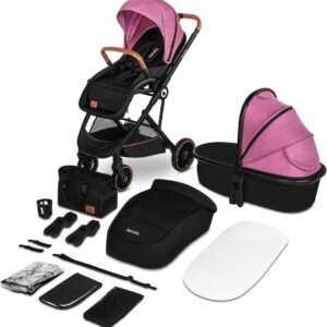 Lionelo - Kinderwagen - 2-in-1 - Roze