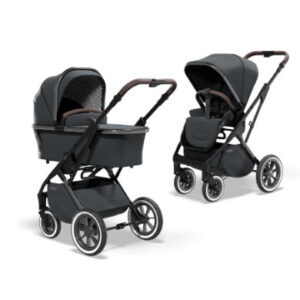 MOON Combi kinderwagen Rocca Limited Editie Antraciet/ Black Chroom Collectie 2022