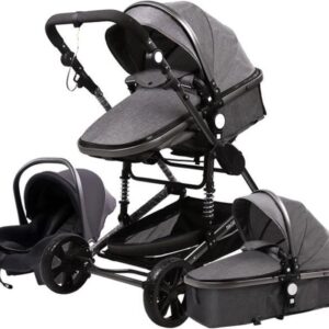 Magic 3 in 1 Combi Kinderwagen Grijs Incl. Baby Gifts