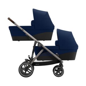 Twin Kinderwagen Cybex Gazelle S Navy Blue/Navy Blue - Taupe Frame