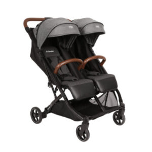 X-lander Broer en zus kinderwagen X- Double Double Grijs