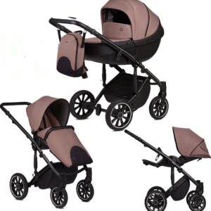 ANEX m / type kinderwagen 2 in 1 Mocca (reiswieg + wandelwageninzet)