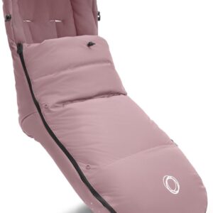 Bugaboo Winter Performance Voetenzak, Must-Have Kinderwagen Accessoire Met Kap, Schoenenschild en Tweeweg Rits in Dune Pink