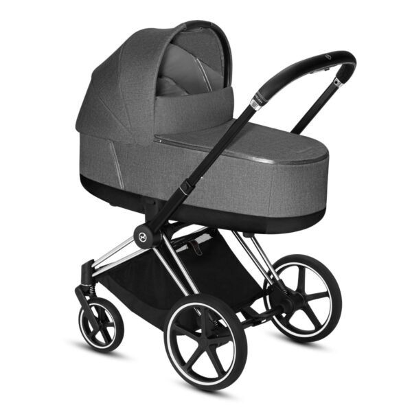 Cybex Kinderwagen 2 in 1 Priam Lux Plus Chrome Black Manhattan Grey