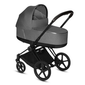 Cybex Kinderwagen 2 in 1 Priam Lux Plus Matt Black Manhattan Grey