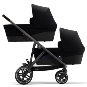 Cybex Tweeling Kinderwagen Gazelle S Deep Black