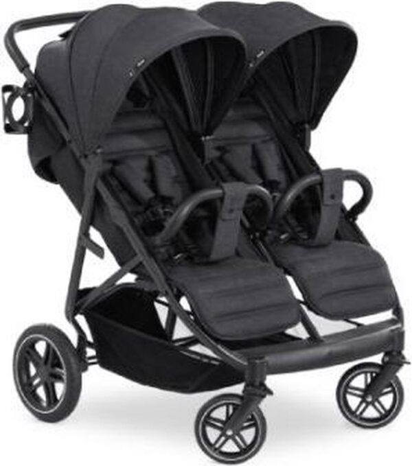 Hauck Uptown Duo Melange Broertje/zusje Kinderwagen Black