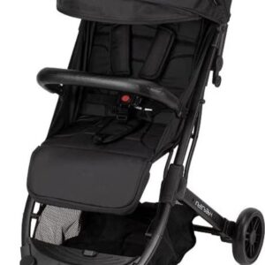 Interbaby kinderwagen Silla 84 x 99 cm polyester zwart/grijs- Luxe- Handig