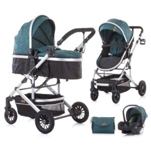 Kinderwagen Chipolino Estelle Avocado 3-in-1 + Autostoel