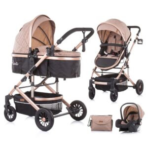 Kinderwagen Chipolino Estelle Humus 3-in-1 + Autostoel