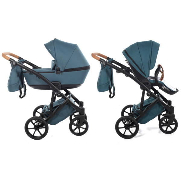 Kinderwagen Junama Space 3-in-1 Green + Autostoel Junama incl. Adapterset