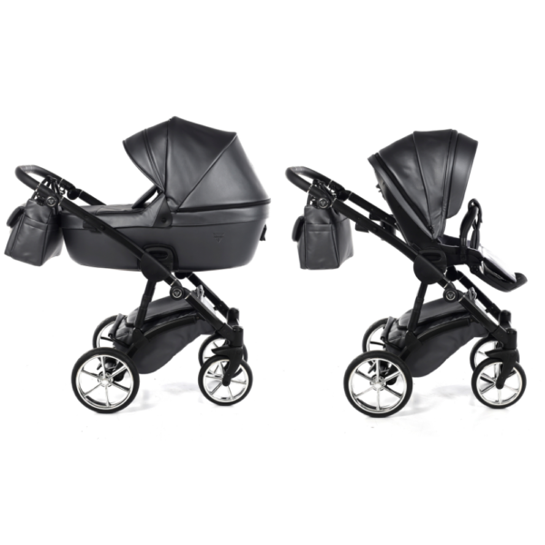 Kinderwagen Junama Termo Eco 3-in-1 Dark Grey + Autostoel Junama incl. Adapterset