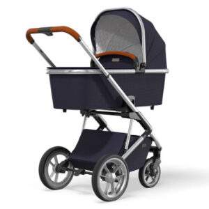 MOON Combi-kinderwagen Style Silver /Navy