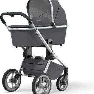 Moon Combi-kinderwagen Resea Kombi S Silver /Anthraciet