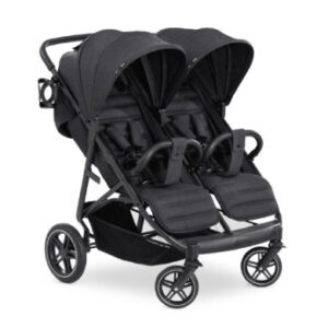 hauck Uptown Duo Melange broertje/zusje kinderwagen Black